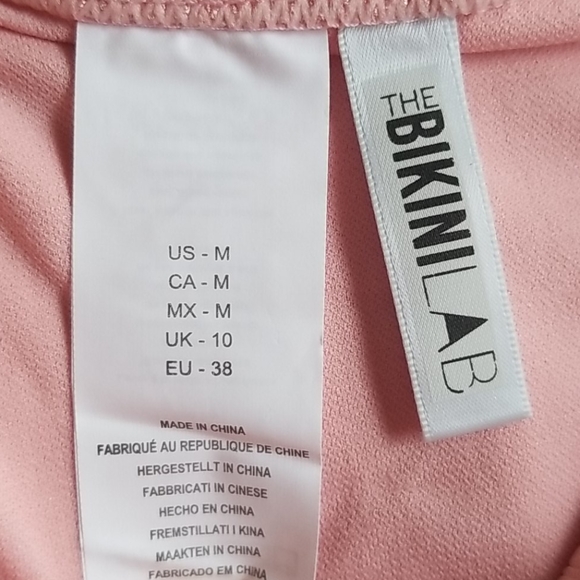 The Bikini Lab Luster Ribbed Bandeau Cheeky Bikini - Picture 15 of 15